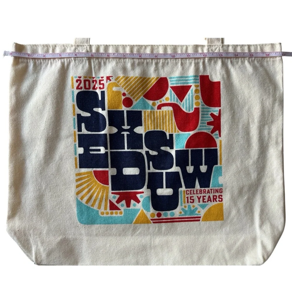 2025 SXSW EDU 15th Anniversary Canvas Tote Bag
